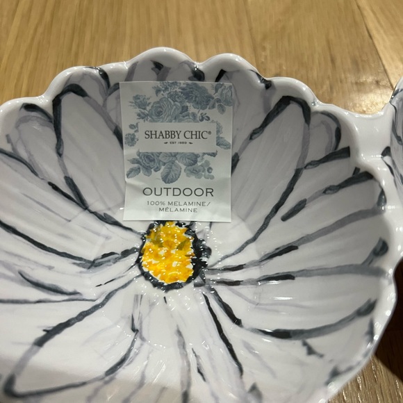 Nwt shabby chic outdoor melamine dip tray - Picture 3 of 4